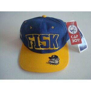 FISK BULLDOGS SNAPBACK    CAP VINTAGE 00S 90S Y2K  HAT S4